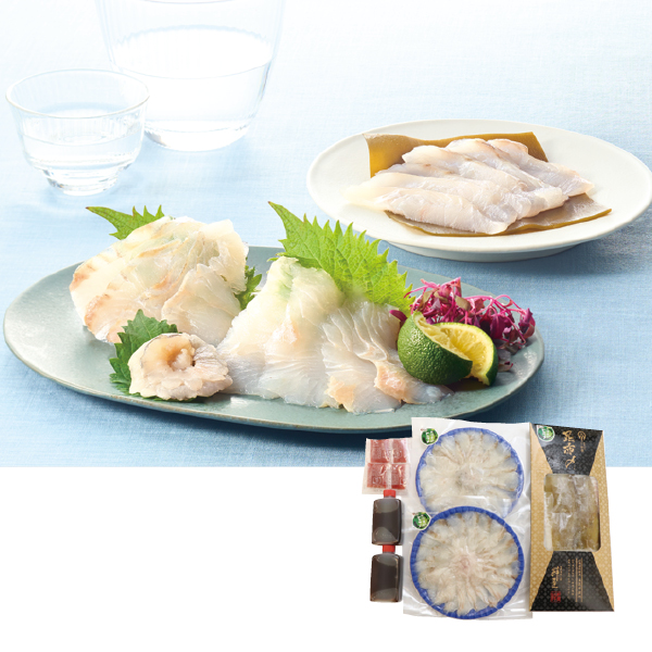 豊後絆屋 大分かぼすひらめ刺身昆布〆セット(KZ-0864)